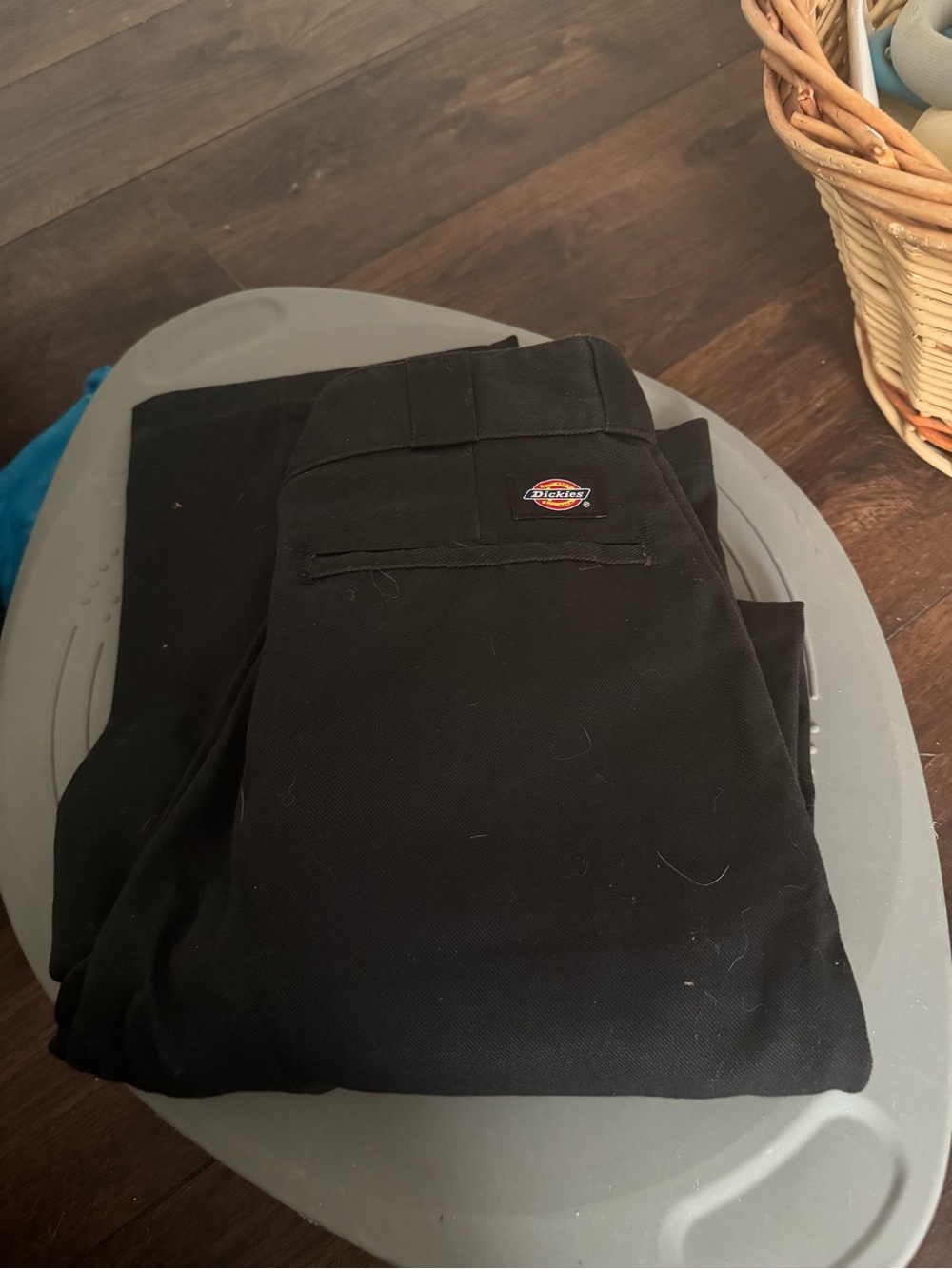 Dickies Men’s Black Straight-Fit Chinos